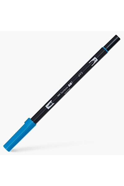 Tombow : Ab-t Dual Brush Pen Graphic Pen : Reflex Blue 493