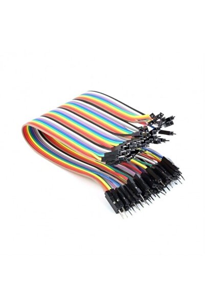 Genel Markalar 20cm 40 Pin Erkek Dişi Dupont Kablo Breadboard Jumper