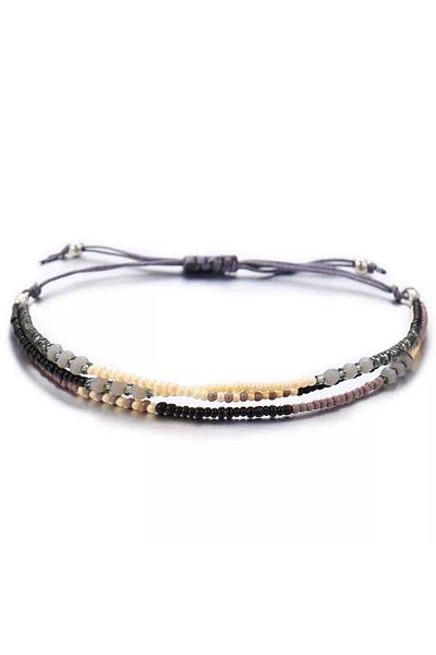 İPAR AKSESUAR Women - Triple Beaded Anklets and Bracelets
