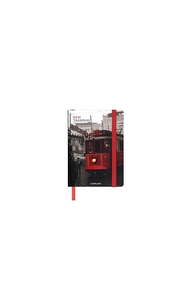 Scrikss Notelook Red Tram A7 Lined Notebook