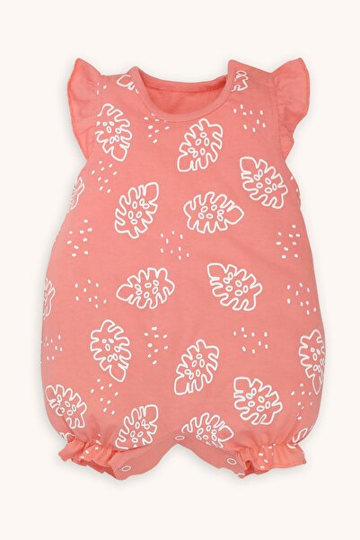 bebizu Fırfırlı Omuz Ve Paçalı Alttan Çıtçıtlı Tulum