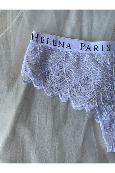 Helena Paris Γυναικεία Δαντελένια στρινγκ κιλότα