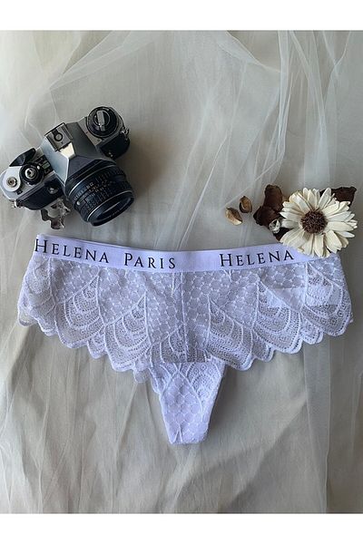 Helena Paris Γυναικεία Δαντελένια στρινγκ κιλότα