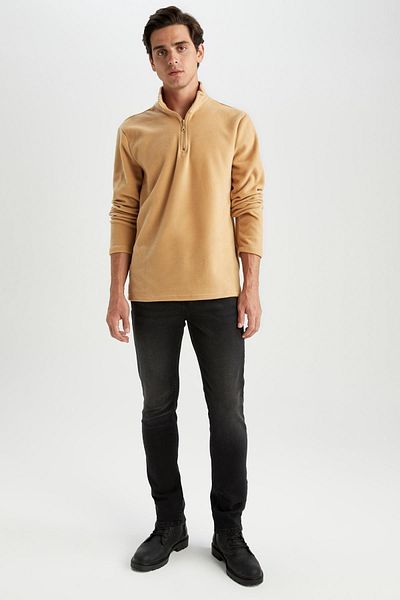 DeFacto Softshell & Fleece - Ecru - Regular Fit