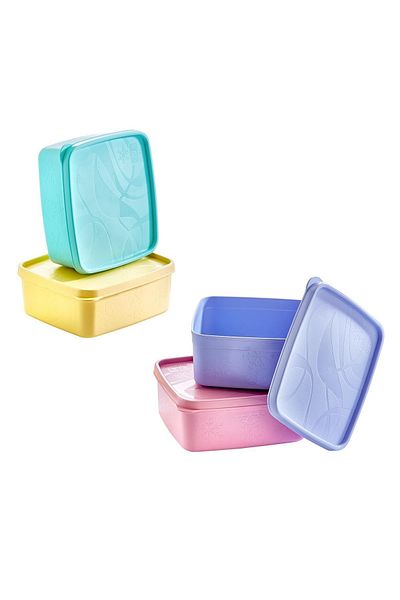 PlastArt Deep Freezer Food Container Set of 4