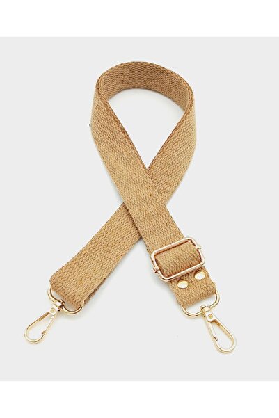 angel çanta aksesuar Coloană Bumbac 120x3 Cm Maro Lapte Întunecat cu Metal Au...