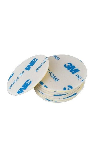 Hdg 250 Pieces 3myadhesive Round Cut Foamed Very Strong Double Sided Tape 20 Mm Diameter