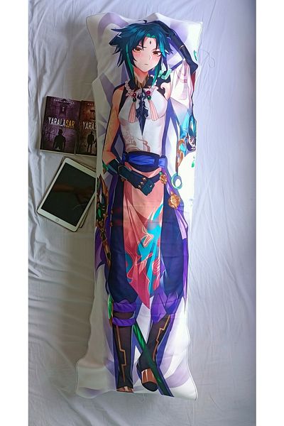 GALAXYBUTIQUE Genshin Impact Xiao Hugging Pillow