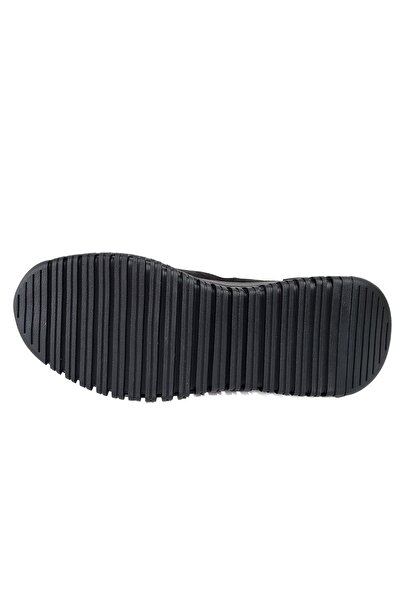 MARCOMEN Erkek Comfort Kauçuk Taban Deri Spor Siyah Ayakkabı