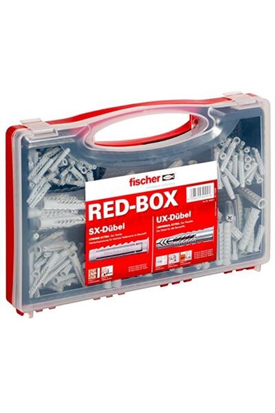 Fischer 040991 Ürün Kutusu Kırmızı Kutusu, Evrensel Dübelli Ux Ve Genişleme Dübelli Sx - Çok Sayıda
