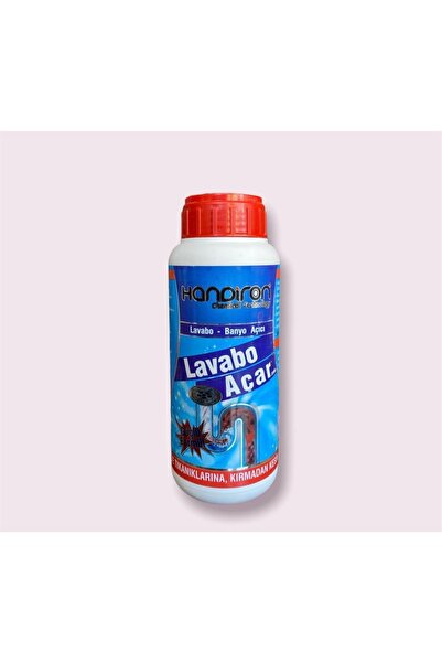 HANDİRON Lavabo Açıcı Banyo Gider Tıkanık Sıvı Açıcı 1000 Gr