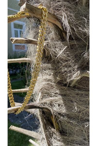 XUPING JEWELRY 13mm Altın Cuban Chain