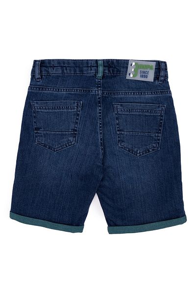U.S. Polo Assn. شورت برمودا عادي بخصر عادي للأولاد باللون الأخضر Lemun22y-h