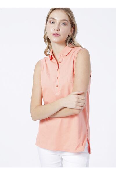 U.S. Polo Assn. Tricou Polo Gât Somon pentru damă Gupse