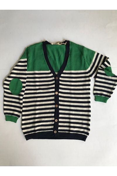 Çikoby Boy's Striped Knitwear Cardigan