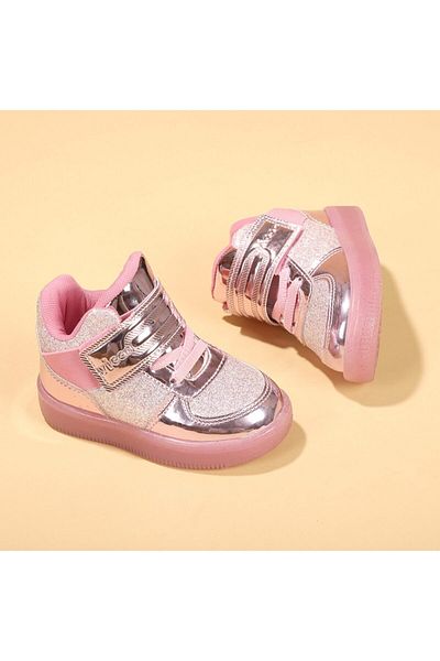 Vicco Girl Pink 220.20k.105 Mimi Lighted Velcro Sports Boots Shoes Sneaker