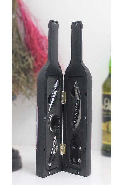 best hediye Wine Rack Black Corkscrew Set
