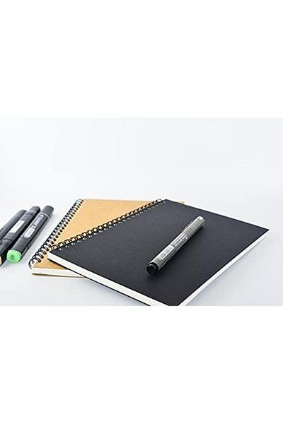 Fark Tanıtım Double Squared Notebook with Kraft Cover