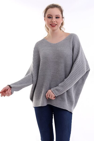 Mrt Pulover oversize cu decolteu în V
