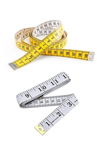 hodbehod 2 Pieces Yellow And White Color Tape Measure 1.50 M Cm-inch