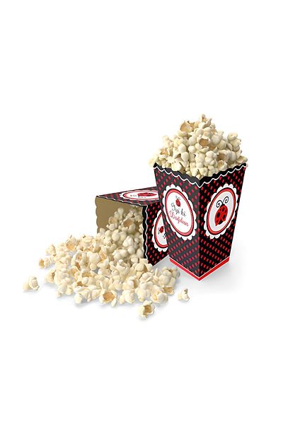Mini Parti Mini Party Store Maize Box Ladybug 8 Pieces