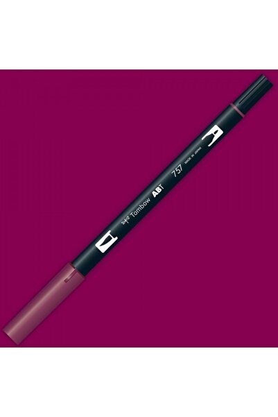 Tombow Ab-T Dual Brush Pen Graphic Pen - Port Red