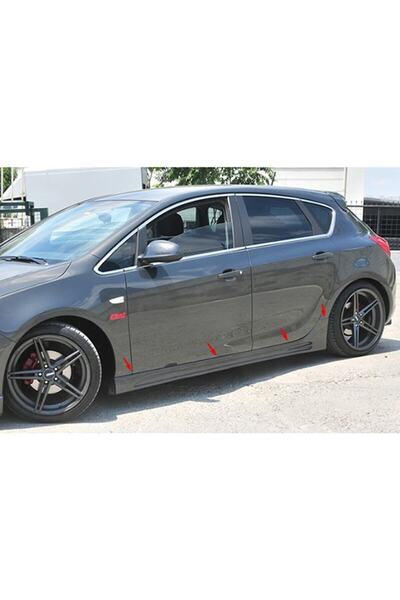 HasAkman Opel Astra J Hb Sport Marşpiyel Seti Mat Siyah Plastik 2009 2010 2011 2012 2013 2014 Uyumlu