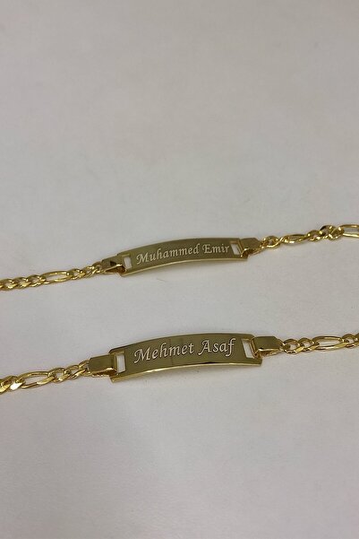 aybars kuyumculuk 925 Ayar Gümüş Isimli Bebek Ve Çocuk Bileklik Künye