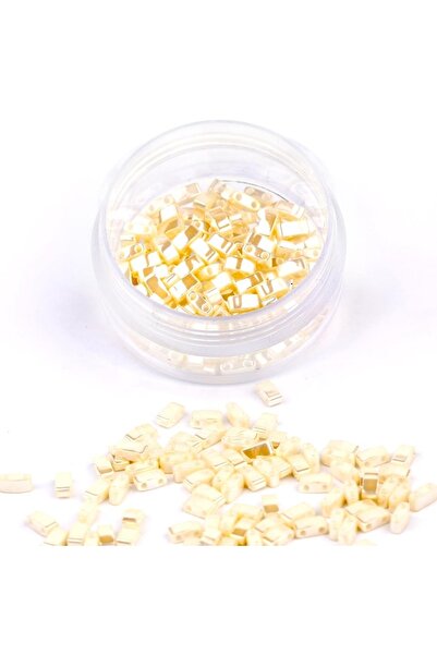 Miyuki Half Tila Bead Krem Rengi Boncuk