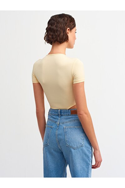 Dilvin Dámské žluté body