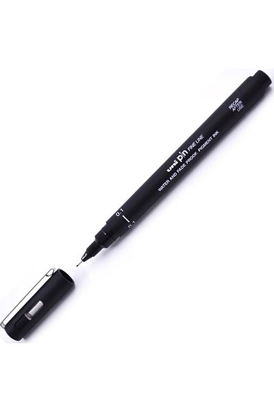 artline Uni-ball Pin 0.1mm Black Drawing Pen Pin 01-200