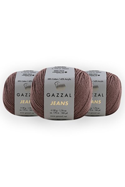 Gazzal Τζιν 50 γρ. 3-συσκευασία Amigurumi Punch Νήμα για πλέξιμο στο χέρι Tak...