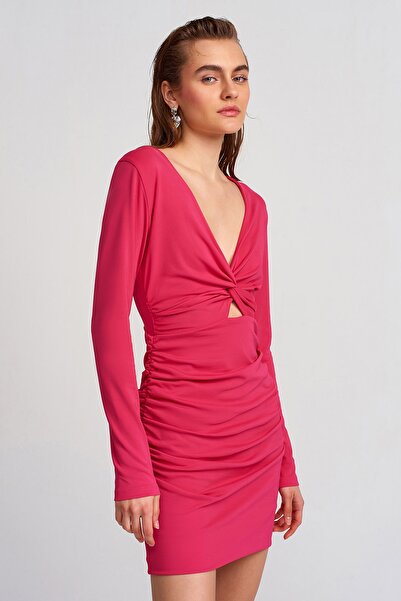 Dilvin Dress - Pink - Bodycon