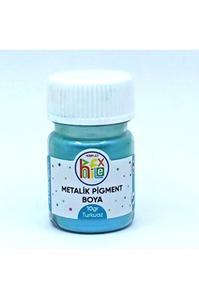 HOBİFLEX Epoksi Reçine Metalik Sedefli Pigment Toz Boya Turkuaz 10 Gr