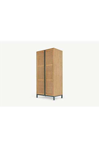 Romano Dizayn Ahşap Hazeran Dolap Iki Kapılı Rmn 9121, Meşe Ağacı