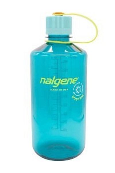 NALGENE زجاجة مياه سعة 1 لتر باللون الفيروزي - 32 أونصة نانومتر
