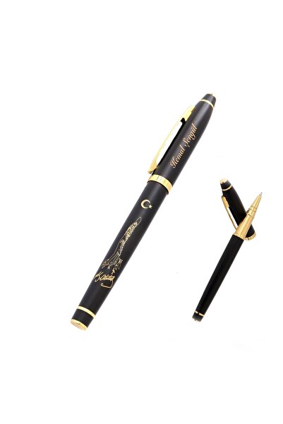 PİGADO Isme Kişiye Özel Atatürk Işlemeli Roller Kalem Öğretmenler Günü