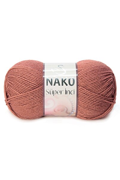 NAKO Süper Inci El Örgü Ipi %25 Yünlü 2248 Marsala