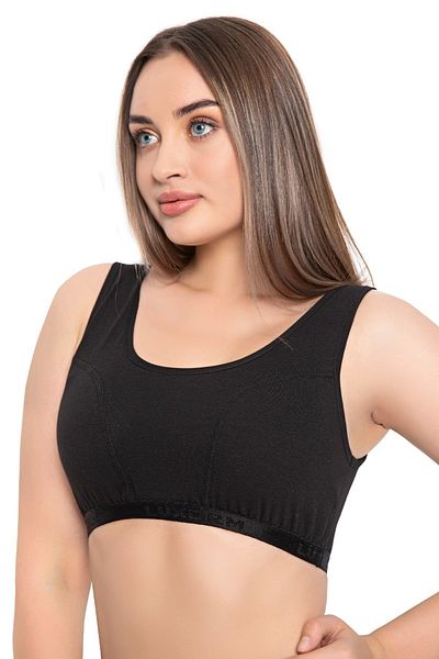 LÜXDRM Pachet economic de 5, sutien de corp din bumbac și lycra și bustieră 304