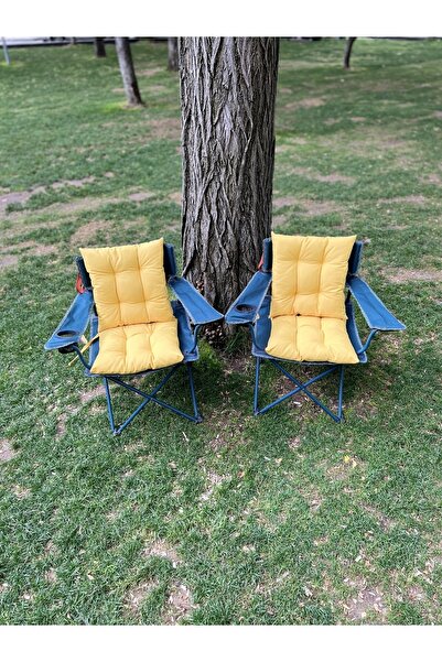 TEZKOTEKSTİL 4'lü Kombin Pofidik Minder Kare Pofuduk Sandalye Minderi Duck Bezi 40 X 40 Cm