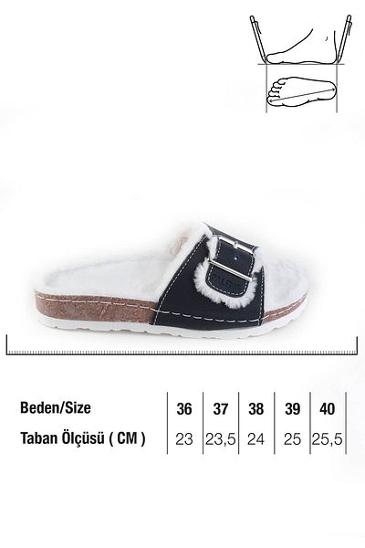 Paleng Γυναικείες παντόφλες με σόλα από φελλό