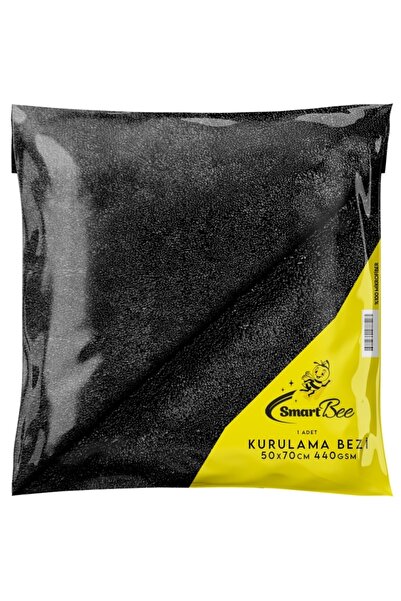 SmartBee Mikrofiber Çift Yüzlü Araç Kurulama Bezi 50x70 440gr/m2 - Antrasit