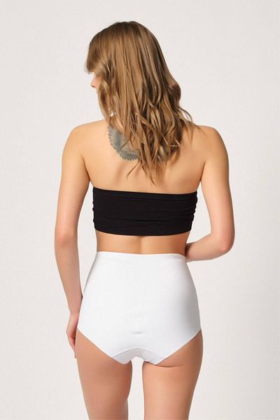 Emay Corset cu laser alb 2819 Slip Double Tummy Lift