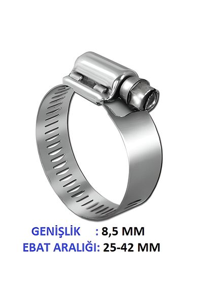 TORK Hose Clamp 25*42 8 Mm (100 Pieces)