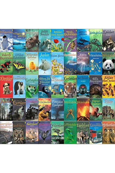 Tübitak Yayınları Tübitak Popüler Bilim Ilk Okuma Kitapları 45 Kitap Set (7+ Yaş)