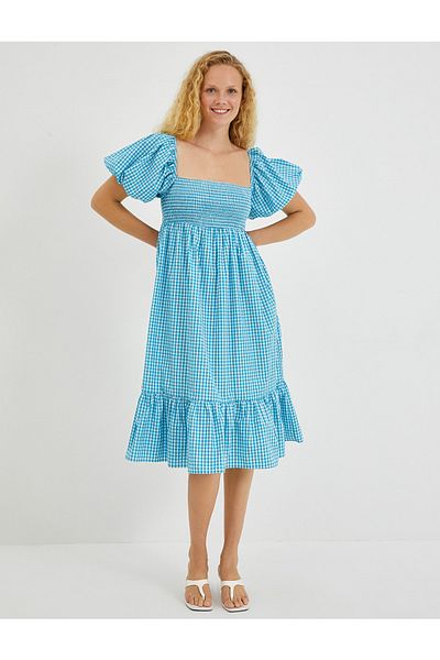Koton Gipe Detailed Midi Dress