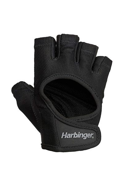HARBINGER Women's Fitness Gloves Black Power Gloves - M