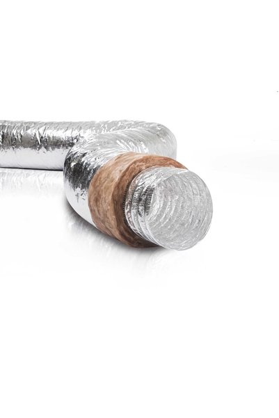 ErmaC Afs Ø127mm Ses Ve Isı Izoleli Alüminyum Flexible Hava Kanalı (1 Kutu / ...