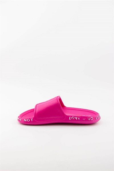 Settimo Women's Fuchsia Quilted Patterned Slippers