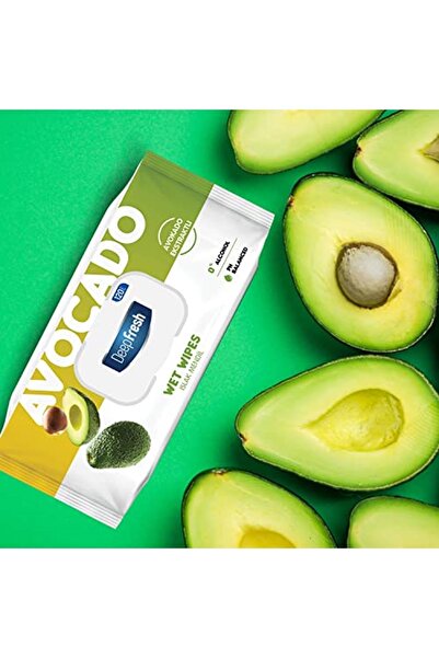 Deep Fresh Doğal Özlü Avokado Islak Mendil 120 Yaprak